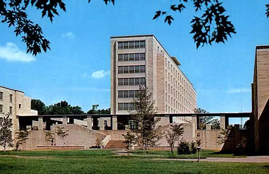 Vintage view from the southeast