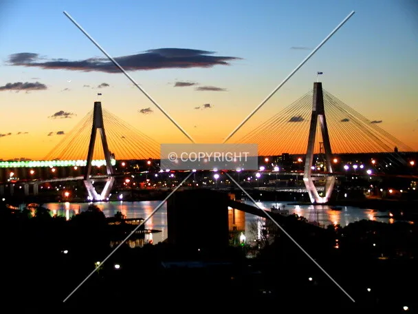 Sunset view to the north
