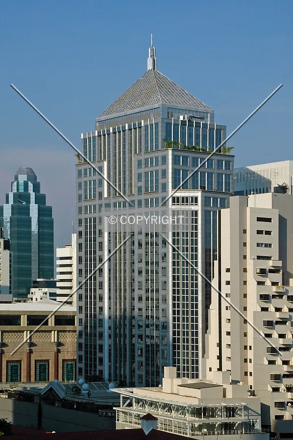 Elevated view from the southwest