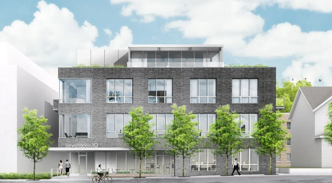 Rendered view across West Lake Street