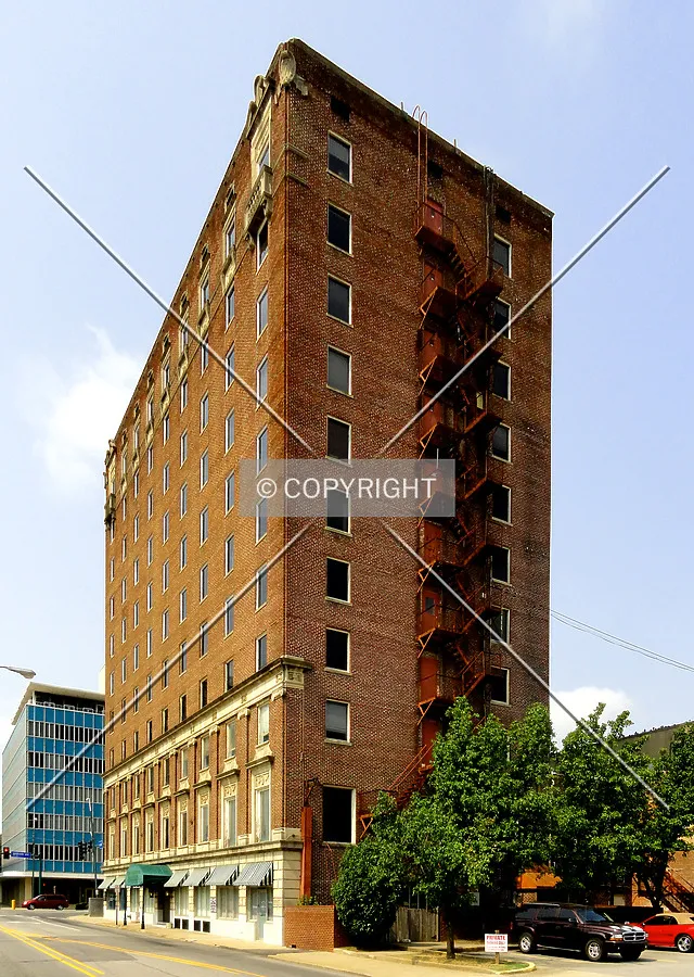 From across North 6th Street to the northeast
