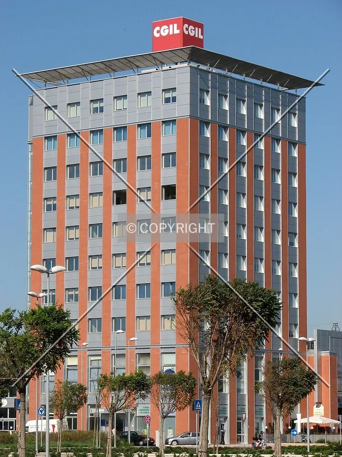 View from PalaAlgida parking lot