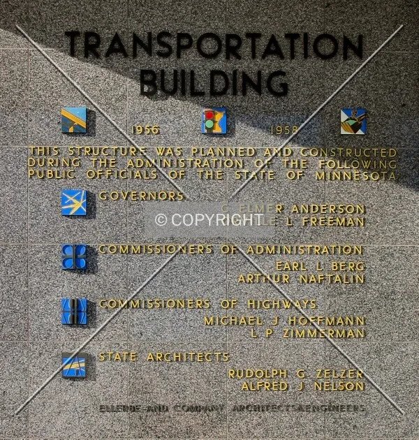 Project details near main entrance