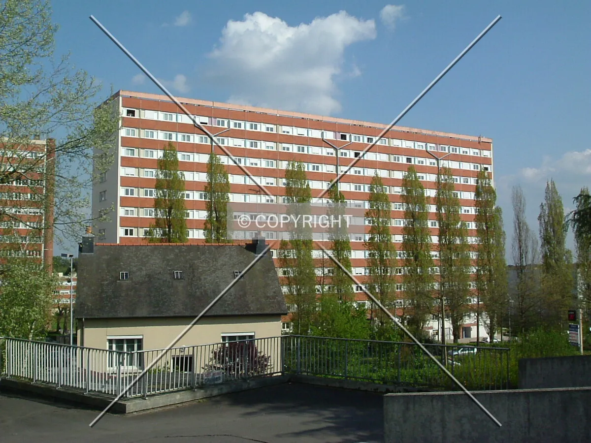 Vue depuis le square du Haut-Blosne