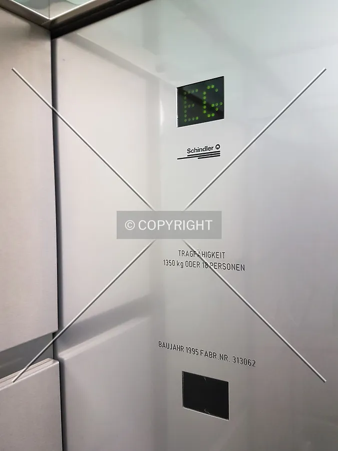 Schindler elevator panel