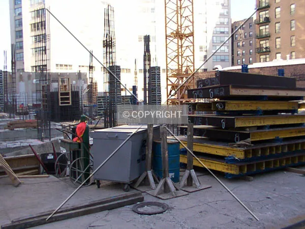Columns rising
