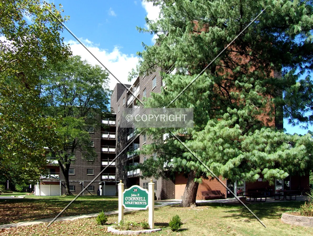 View from the southeast