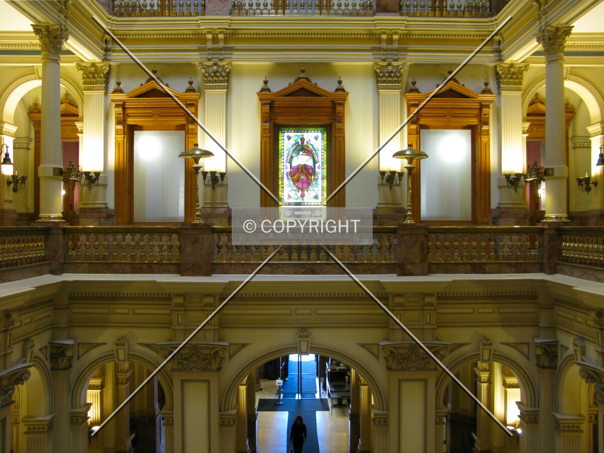 Interior 2nd floor across an atrium