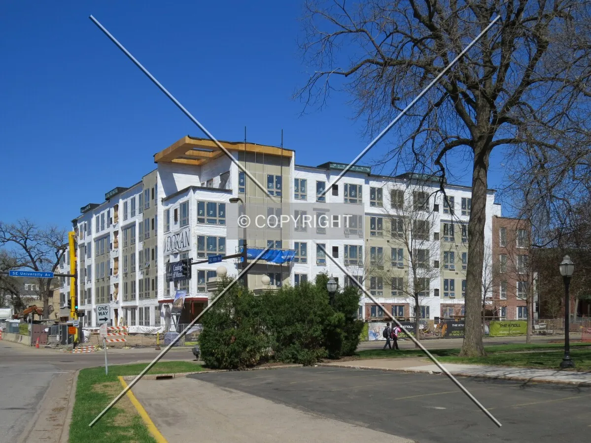 View to the northeast from 11th Avenue SE
