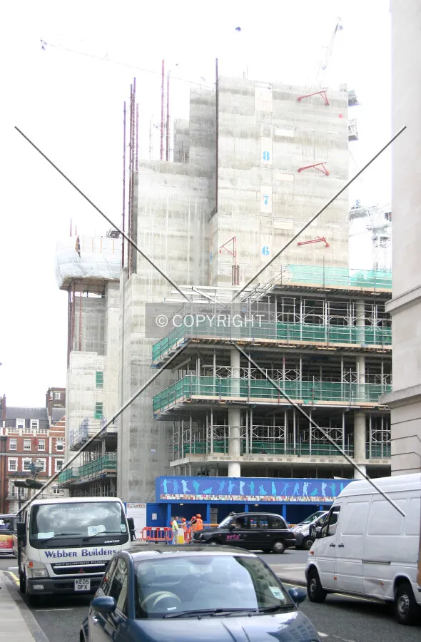 View east of a core from Duchess Street