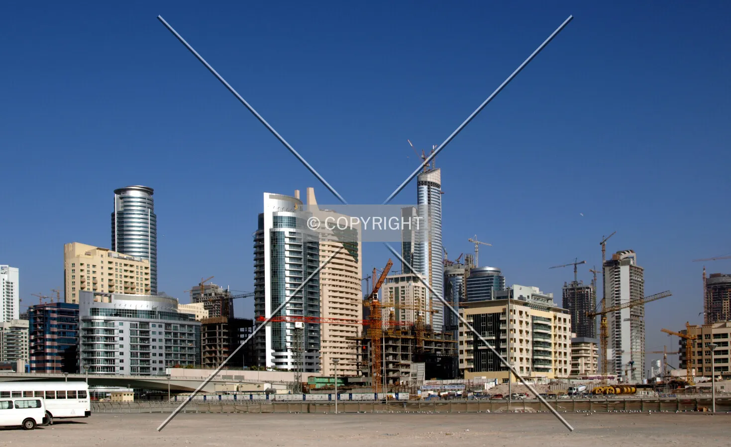 Skyline from the west