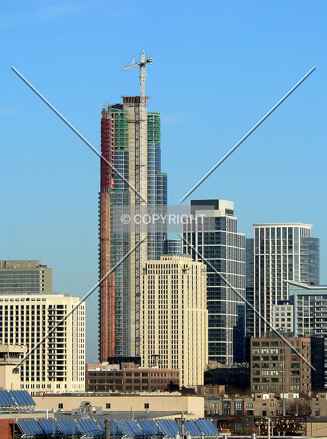 View to the east from the Dan Ryan Expressway