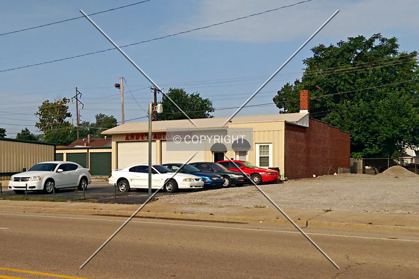 View from the northeast; August 21, 2014