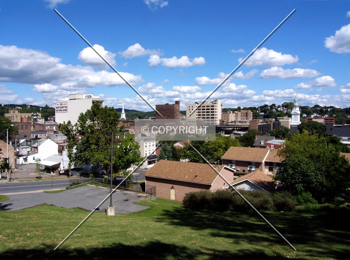 Downtown from the southwest