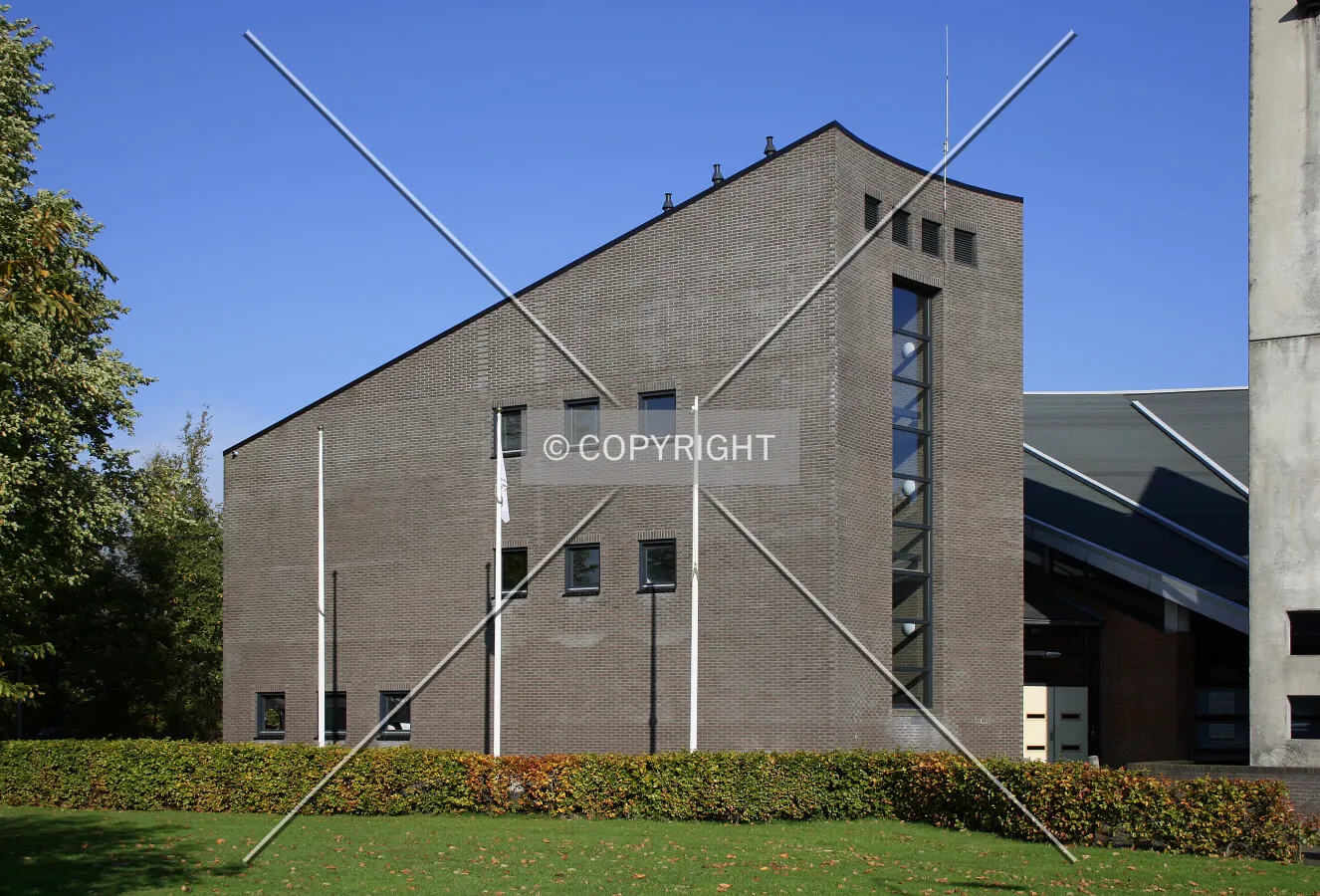 Lower part of the building