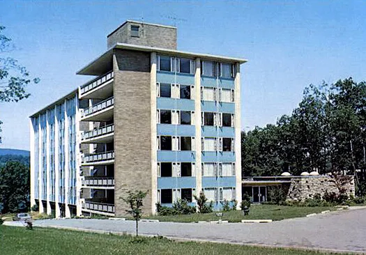 Vintage view from the southeast