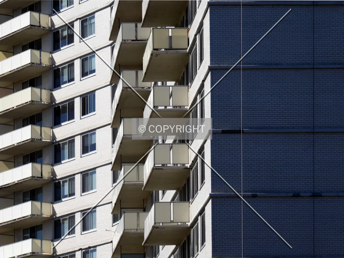 Southeast corner detail