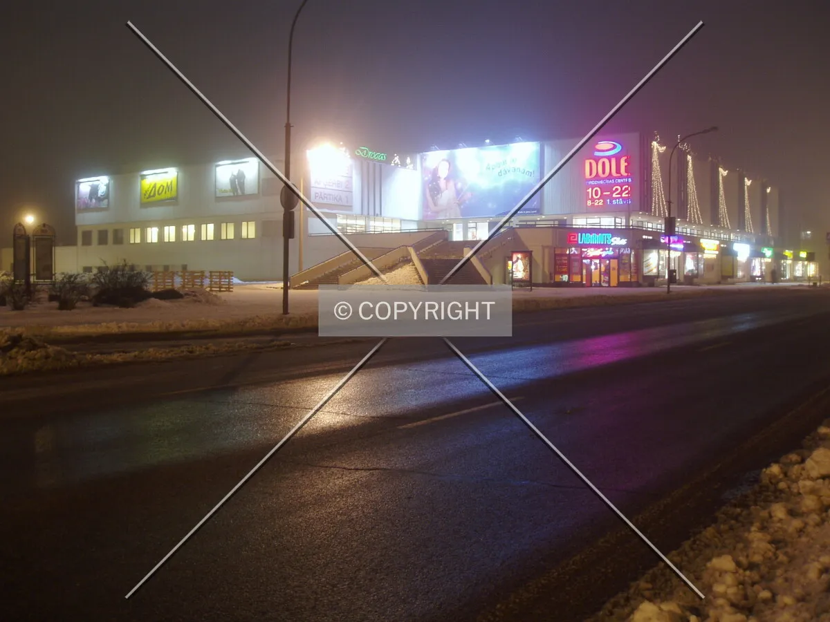 Shoping centre "Dole" in Latgales district (Southeast side of city)