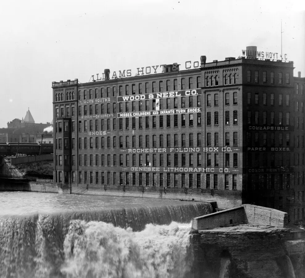 Vintage view from the northeast