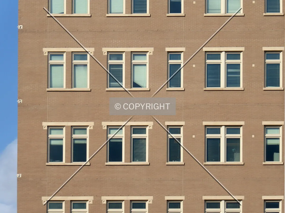 Western facade detail
