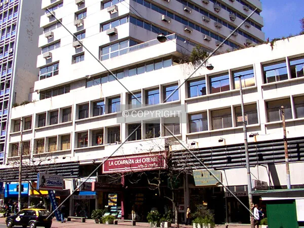Base of the building, north side