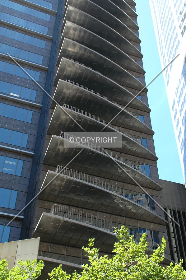 Balconies on the south side