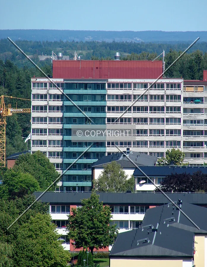 View east from Vrinneviskogen