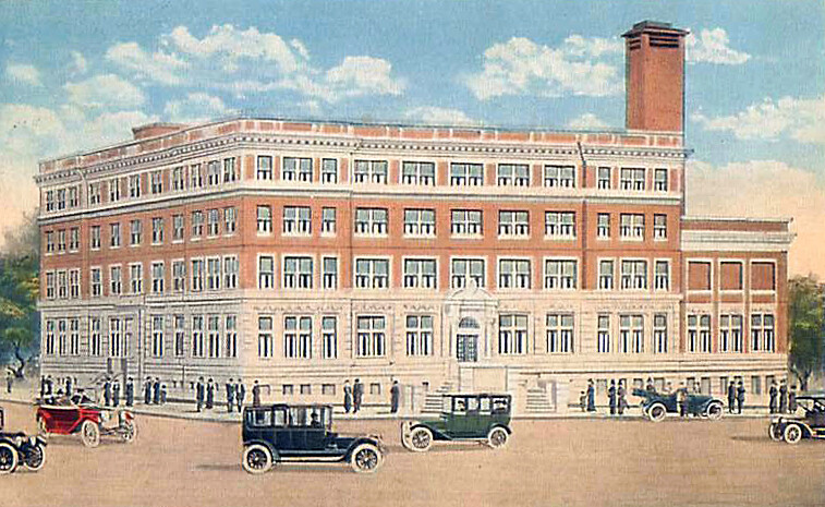 Vintage view from the southwest