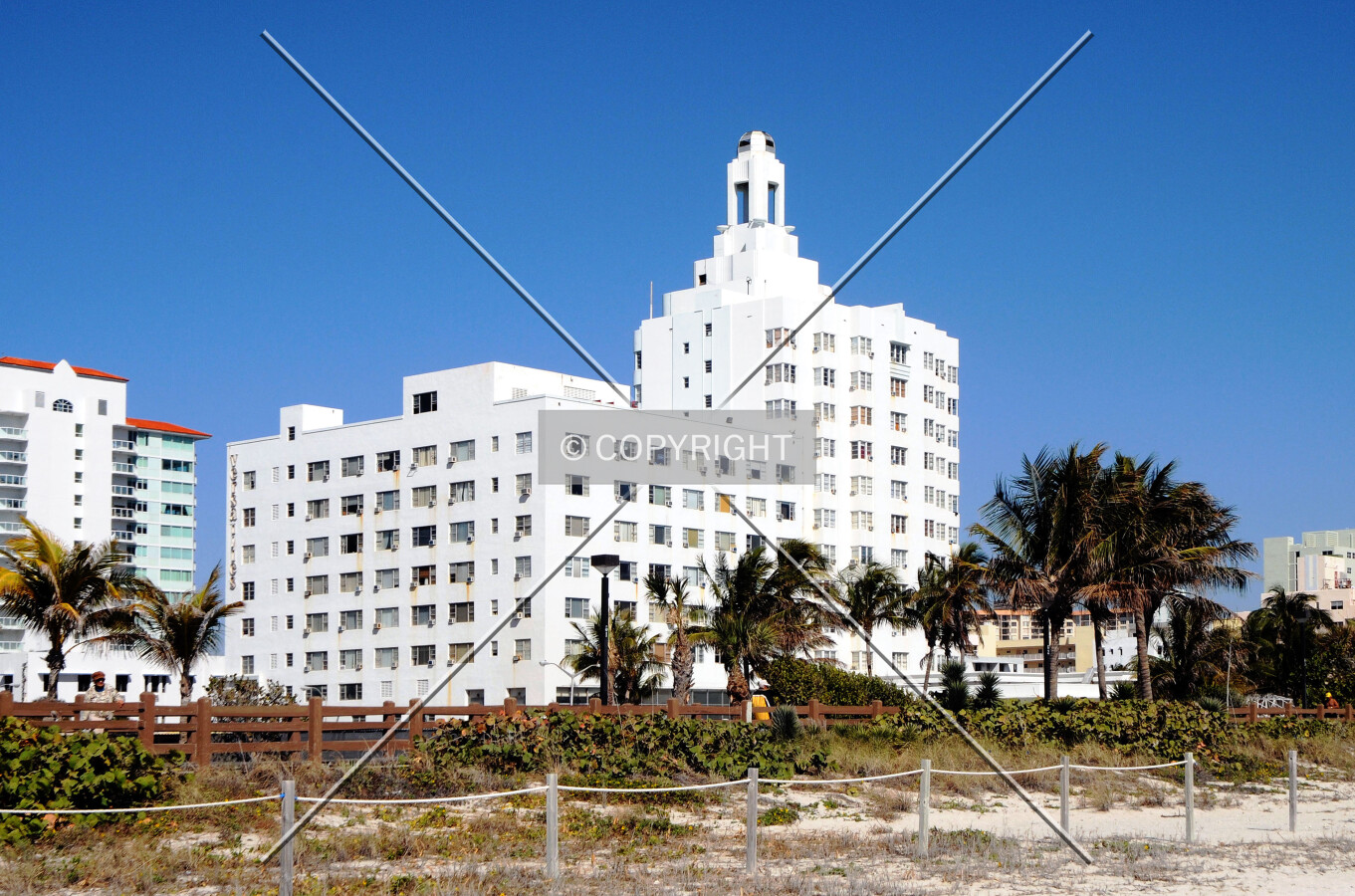 View from the southeast