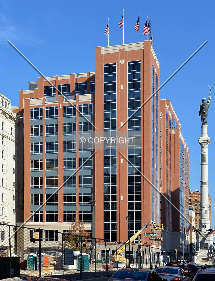 View from the southwest on Hamilton Street