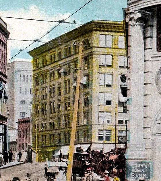 Vintage view from the southwest along Whitehall