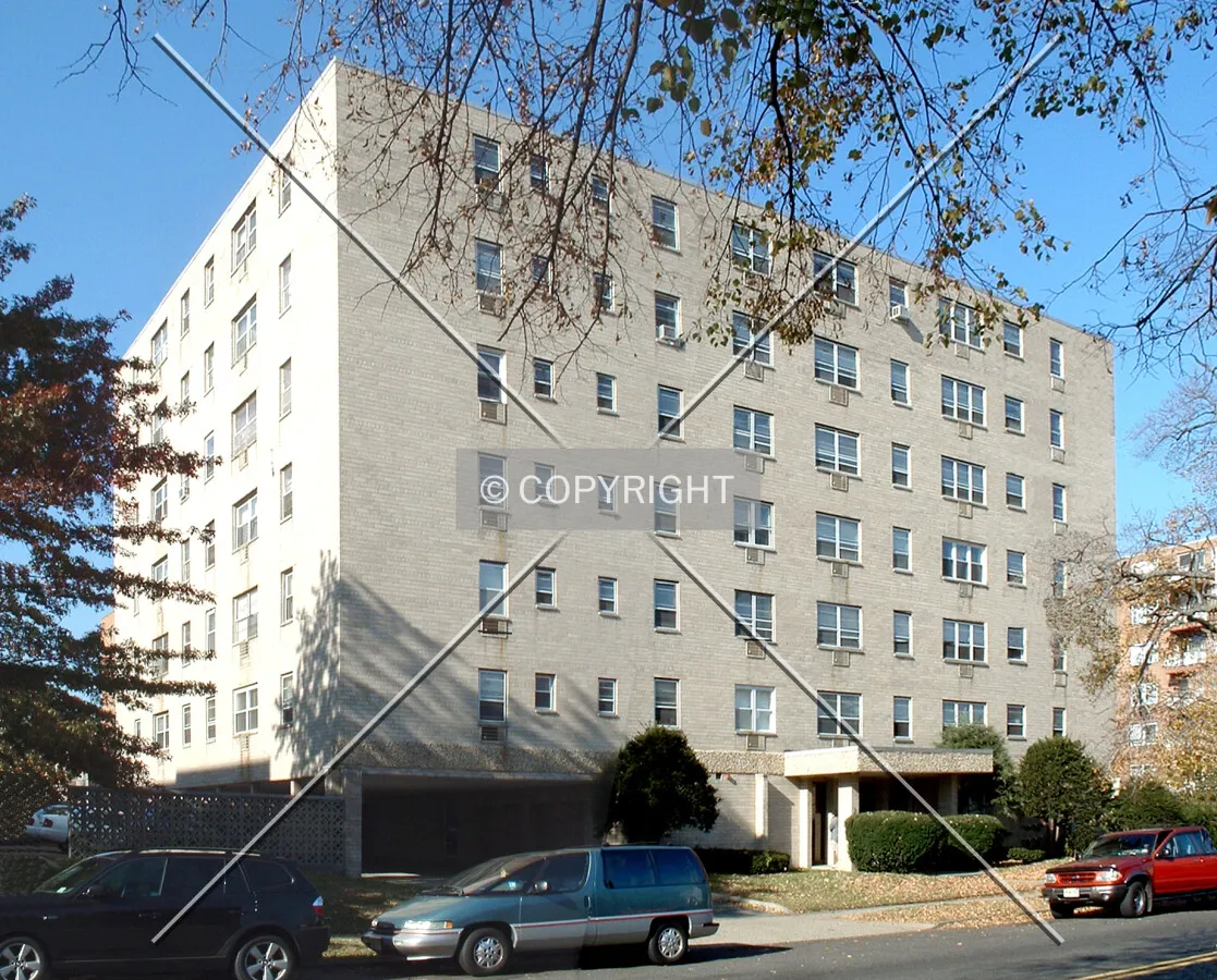View from the southeast across Johnson Avenue