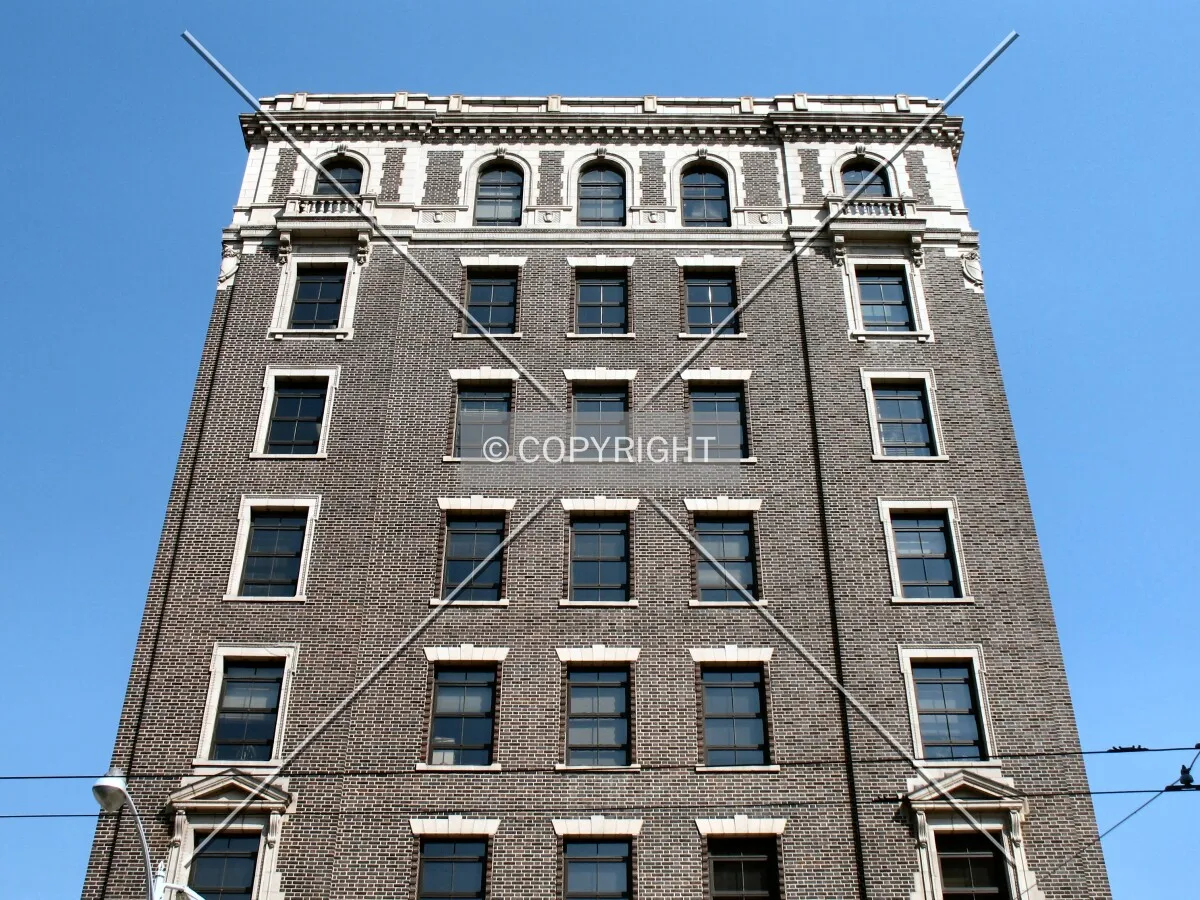 Looking up from West Monument Avenue