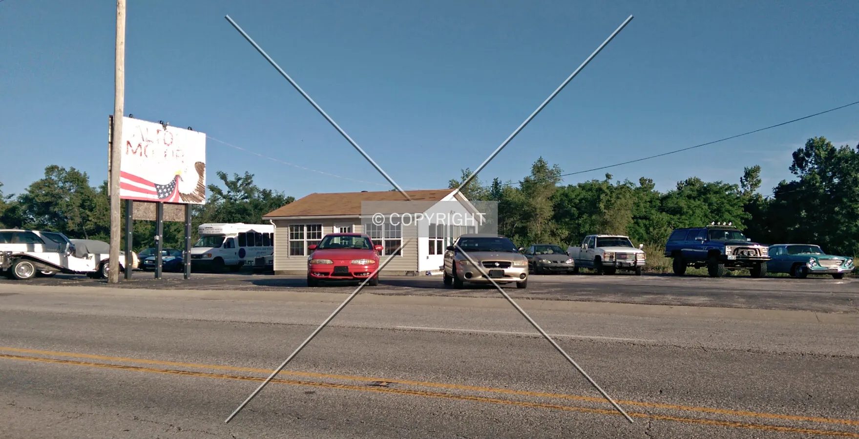 View from the northwest; June 14, 2014