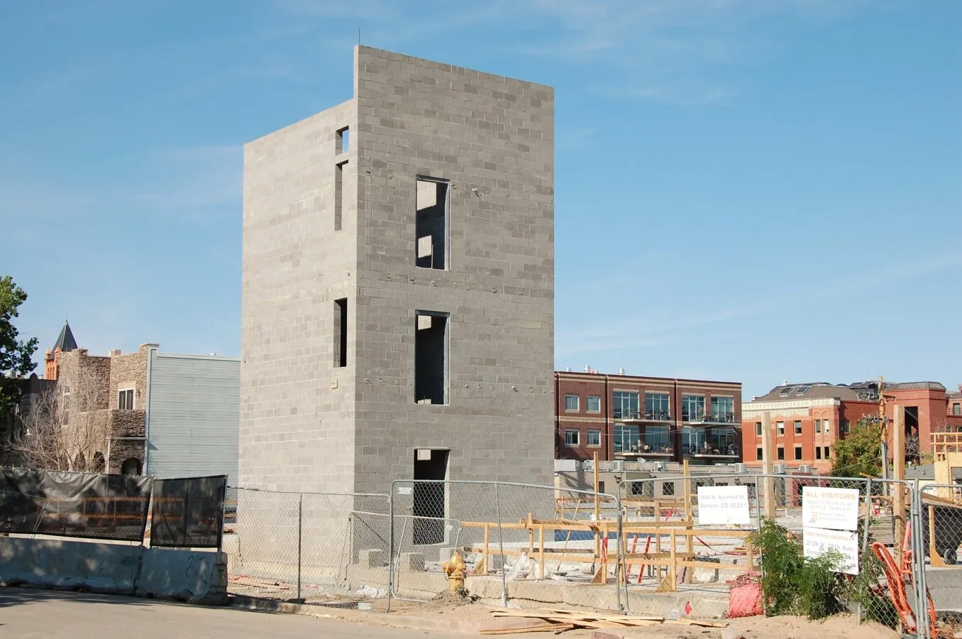 Looking northeast