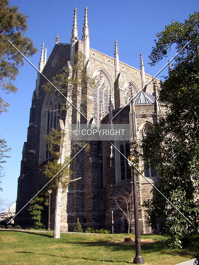 Looking northeast towards the choir and Memorial Chapel