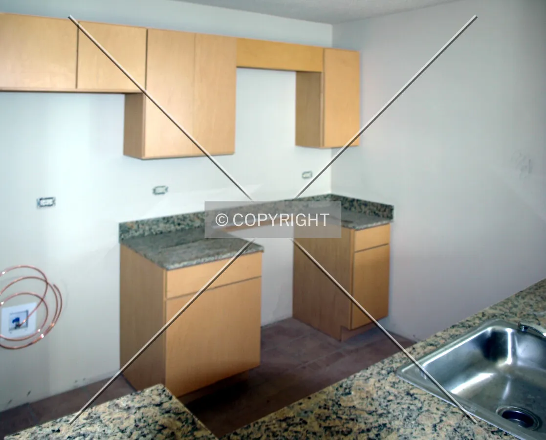 Typical kitchen on residential levels