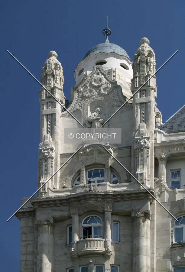 Detail of the western façade