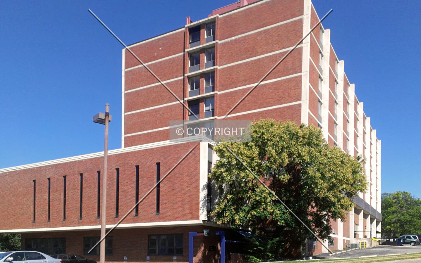 View from the west; July 27, 2012