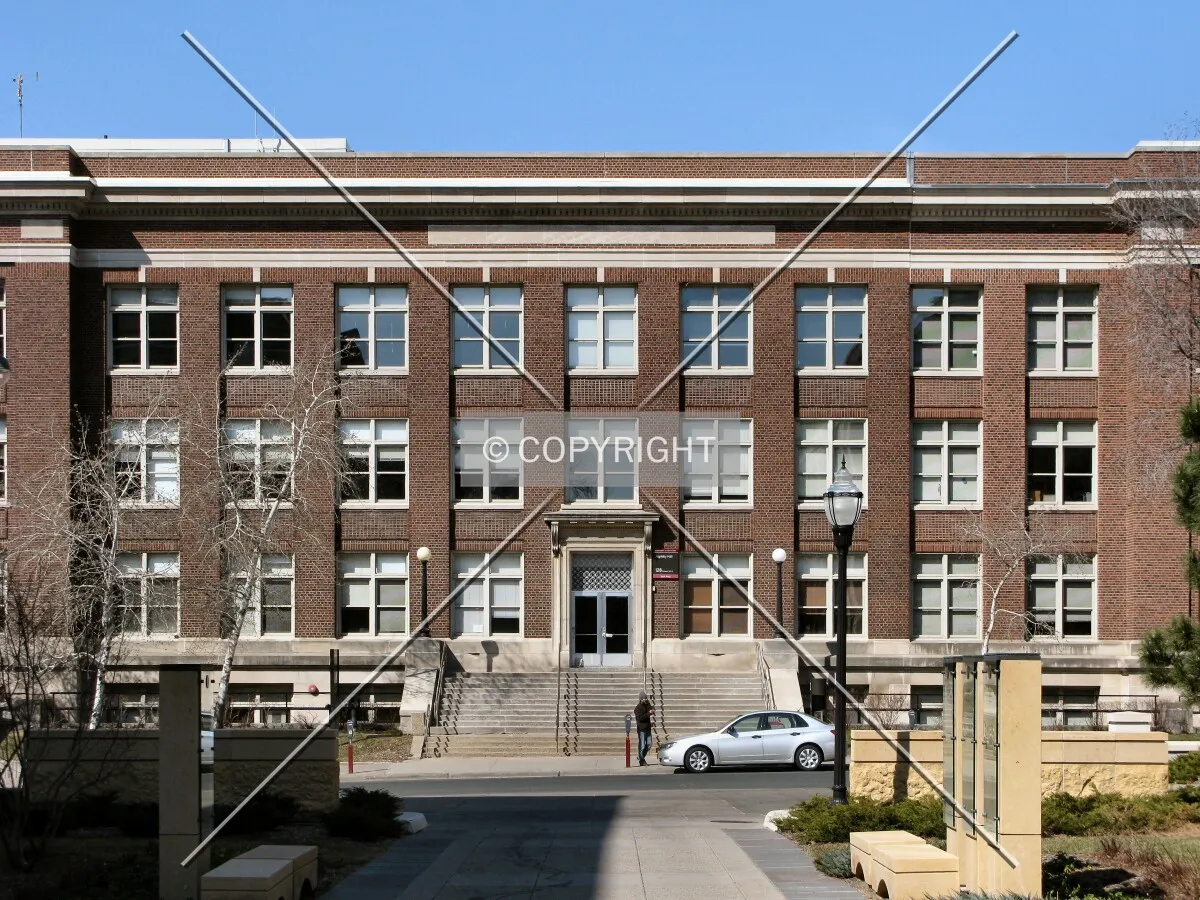 East entrance elevation