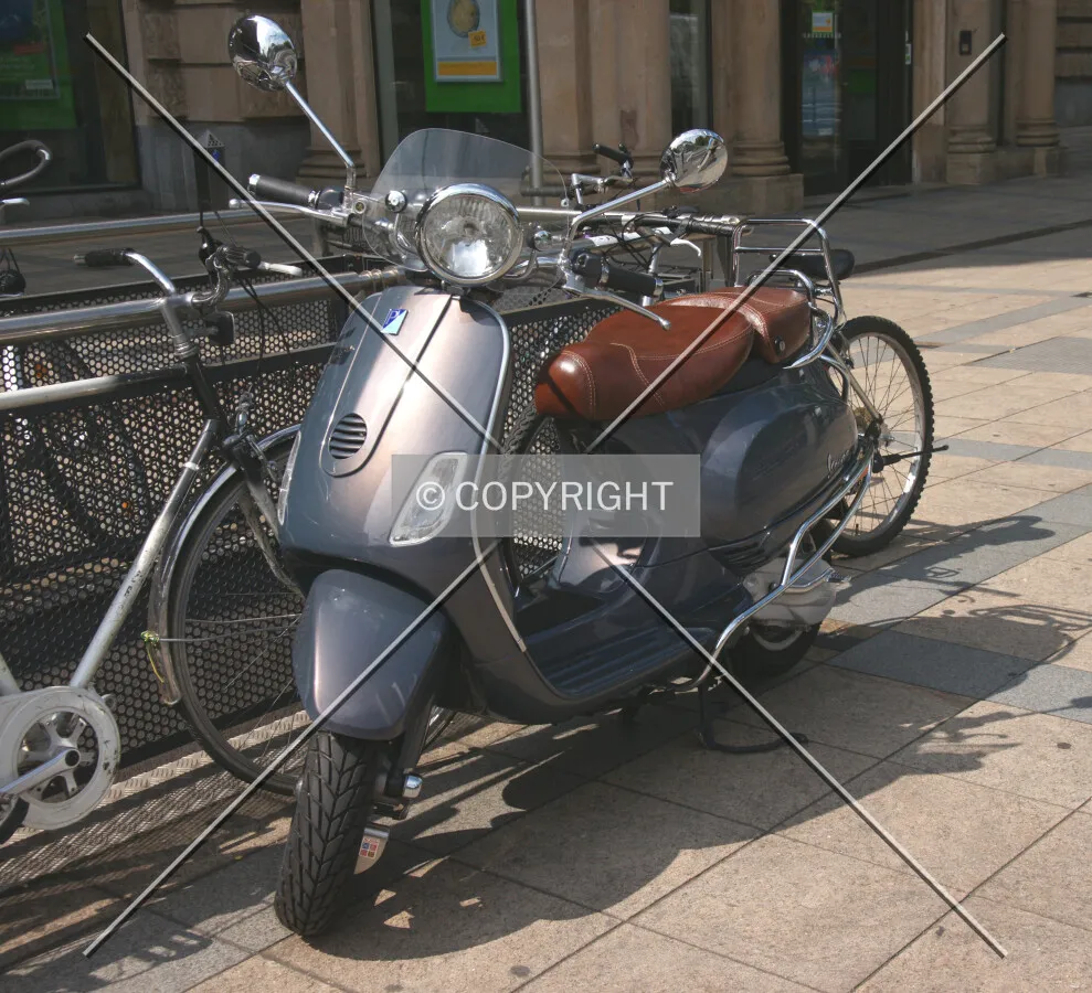 A historic scooter