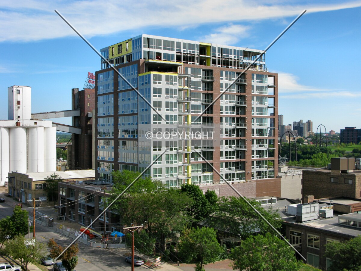 View to the southeast from the St. Anthony Municipal Ramp
