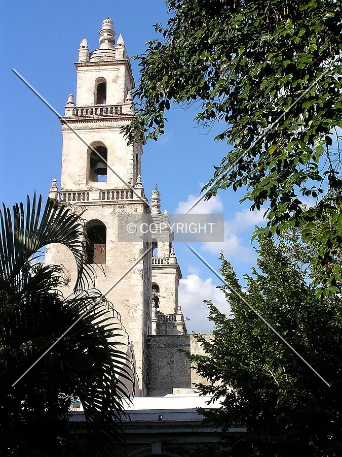 South view of the towers