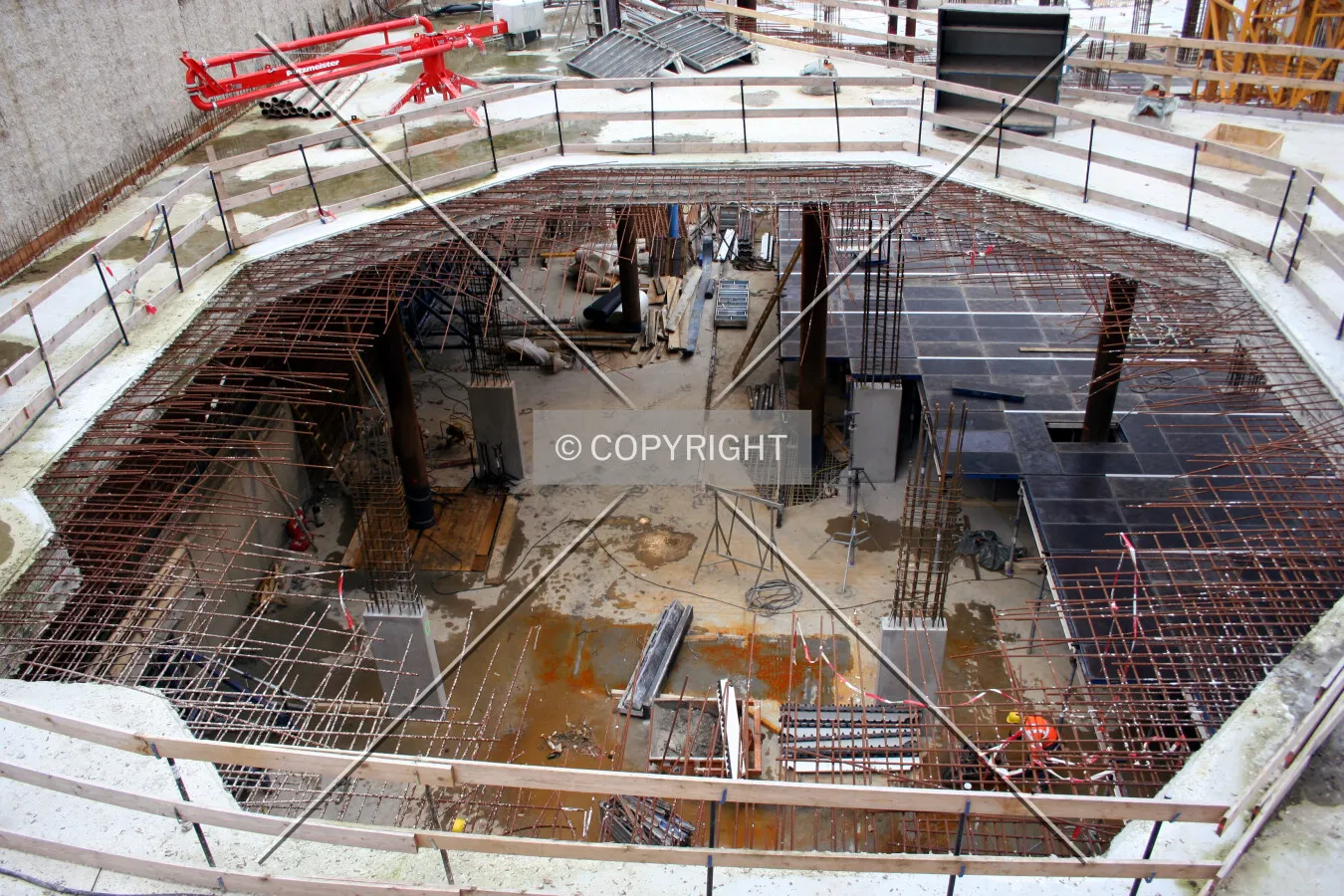 Looking into the basement