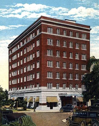 Vintage view from the southeast