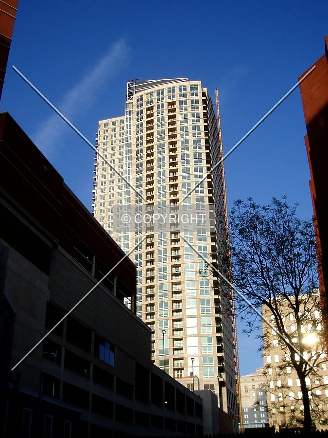 From one block to the west on South 9th Street