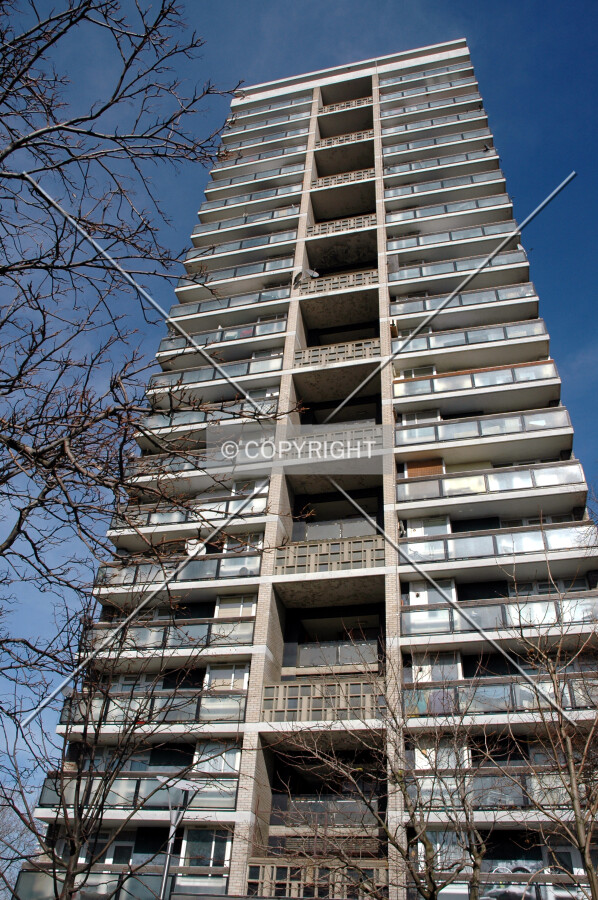Looking up from Abbey Street