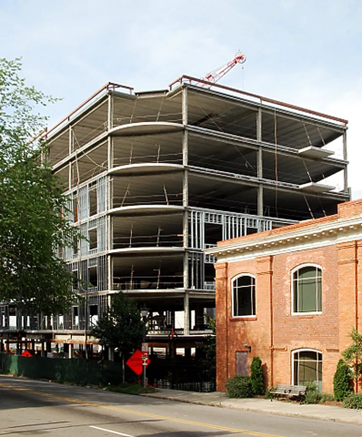 View from the southwest at Glenwood Avenue and Jones Street