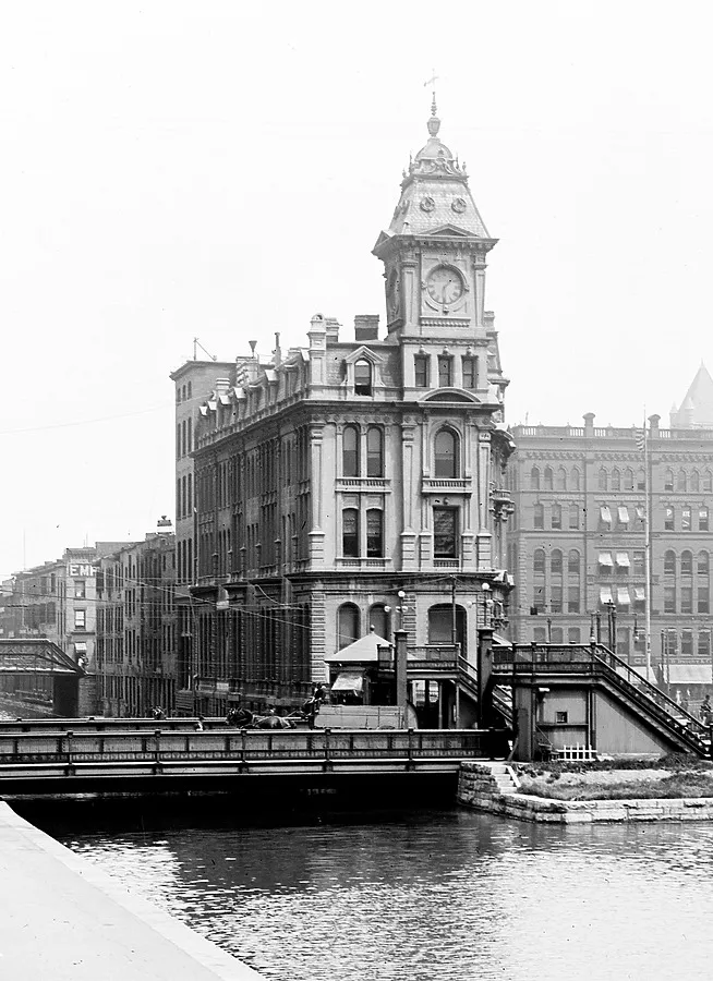 Vintage view from the northwest