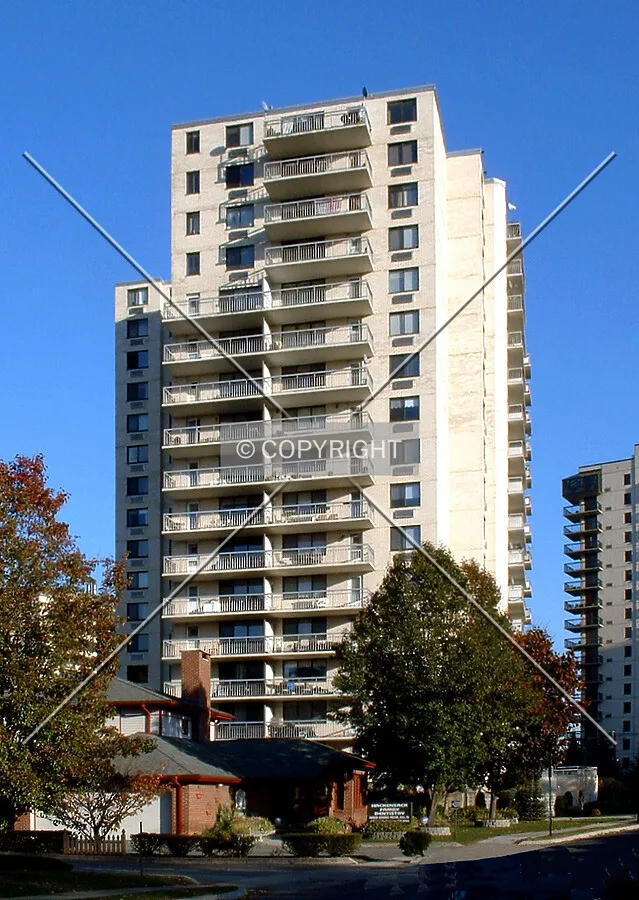 View from the west along Golf Place